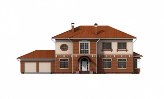 285-001-Л Проект двухэтажного дома, гараж, современный загородный дом из кирпича Ялуторовск | Проекты домов от House Expert