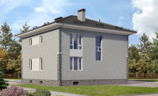 275-004-П Проект трехэтажного дома, гараж, огромный загородный дом из кирпича Ишим | Проекты домов от House Expert
