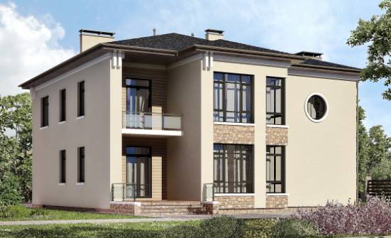 300-005-Л Проект двухэтажного дома, большой дом из кирпича Ялуторовск | Проекты домов от House Expert
