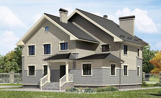 300-004-П Проект двухэтажного дома, огромный коттедж из газосиликатных блоков Ишим | Проекты домов от House Expert