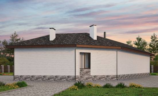 145-001-Л Проект бани из арболита Заводоуковск | Проекты одноэтажных домов от House Expert