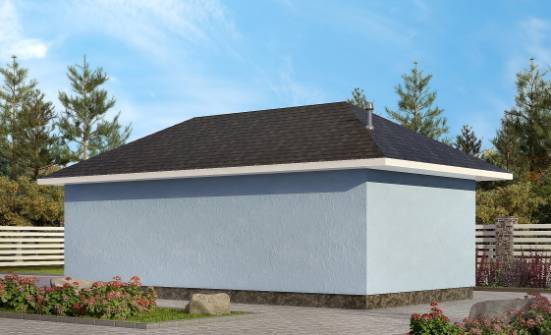 040-001-Л Проект гаража из керамзитобетонных блоков Тобольск | Проекты домов от House Expert