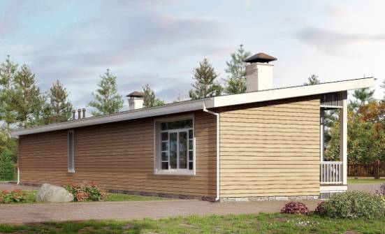 110-004-Л Проект бани из кирпича Ялуторовск | Проекты одноэтажных домов от House Expert