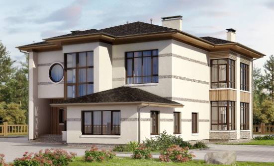 345-001-П Проект двухэтажного дома, уютный дом из газосиликатных блоков Заводоуковск | Проекты домов от House Expert