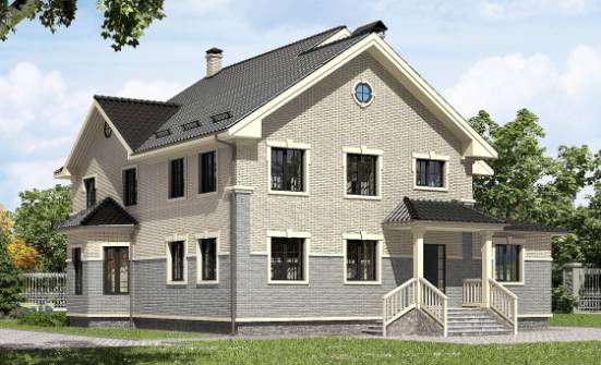 300-004-П Проект двухэтажного дома, огромный коттедж из газосиликатных блоков Ишим | Проекты домов от House Expert