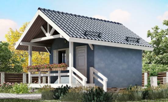 020-001-П Проект одноэтажного дома, недорогой дом из дерева Заводоуковск | Проекты одноэтажных домов от House Expert