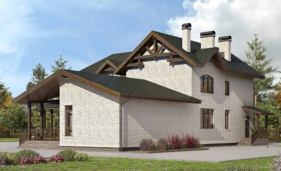 340-004-Л Проект двухэтажного дома, классический загородный дом из газосиликатных блоков Заводоуковск | Проекты домов от House Expert