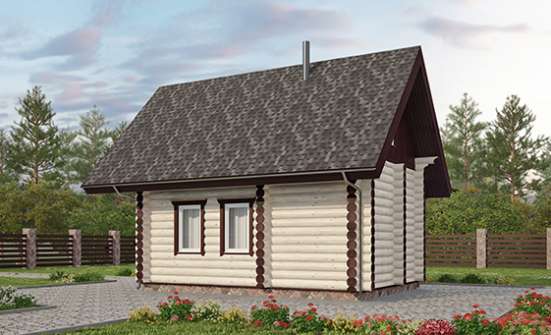 035-001-Л Проект бани из дерева Заводоуковск | Проекты одноэтажных домов от House Expert