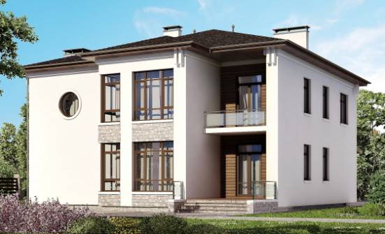 300-005-П Проект двухэтажного дома, классический домик из кирпича Заводоуковск | Проекты домов от House Expert