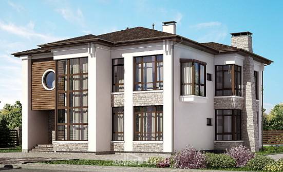 300-005-П Проект двухэтажного дома, классический домик из кирпича Заводоуковск | Проекты домов от House Expert