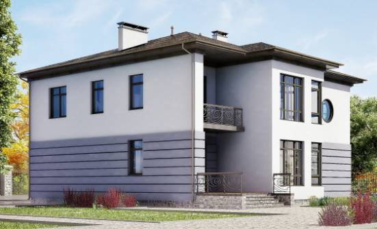 300-006-Л Проект двухэтажного дома и гаражом, уютный дом из кирпича Заводоуковск | Проекты домов от House Expert