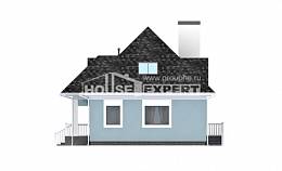 110-001-Л Проект двухэтажного дома с мансардой, уютный дом из керамзитобетонных блоков Заводоуковск, House Expert