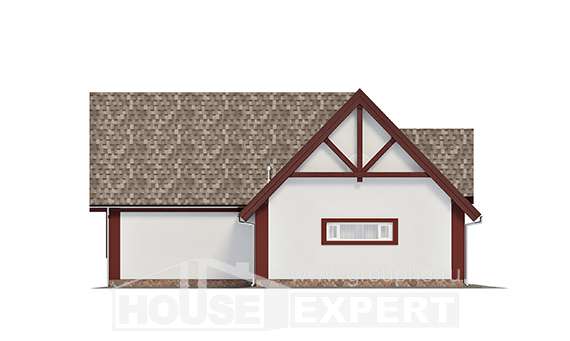 145-002-Л Проект гаража из твинблока Тюмень, House Expert
