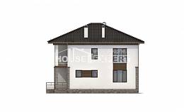 170-005-П Проект двухэтажного дома, бюджетный домик из арболита Ишим, House Expert