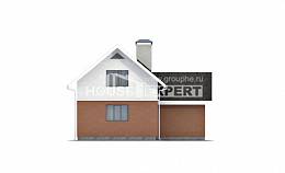 120-002-Л Проект двухэтажного дома с мансардой и гаражом, компактный дом из керамзитобетонных блоков Заводоуковск, House Expert
