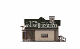 180-010-П Проект двухэтажного дома с мансардой, гараж, уютный загородный дом из твинблока Заводоуковск, House Expert