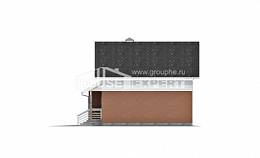 120-002-Л Проект двухэтажного дома мансардой, гараж, доступный домик из теплоблока Заводоуковск, House Expert
