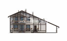 250-002-Л Проект двухэтажного дома с мансардой и гаражом, средний загородный дом из кирпича Тюмень, House Expert