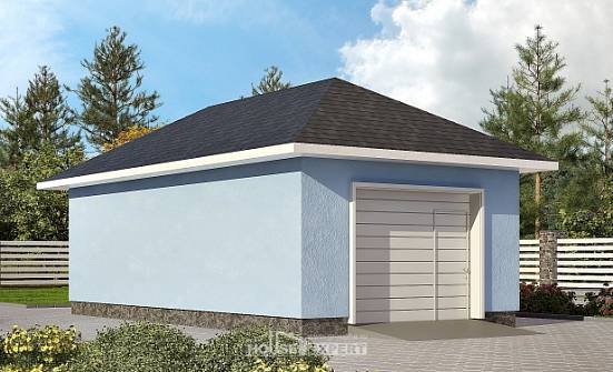 040-001-Л Проект гаража из пеноблока Заводоуковск | Проекты домов от House Expert