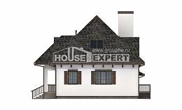 110-002-Л Проект двухэтажного дома с мансардным этажом и гаражом, недорогой домик из твинблока Заводоуковск, House Expert