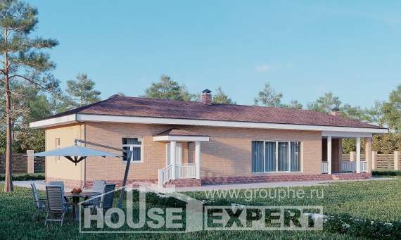 110-006-П Проект бани из поризованных блоков Заводоуковск, House Expert