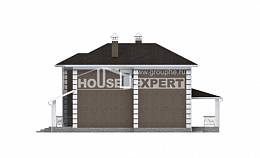 185-002-П Проект двухэтажного дома, классический дом из теплоблока Тобольск, House Expert