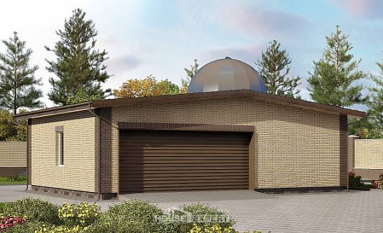 075-001-Л Проект гаража из кирпича Тюмень | Проекты домов от House Expert